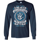 Father and Son Heart To Heart Forever T-shirts CustomCat