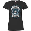 Father and Son Heart To Heart Forever T-shirts CustomCat