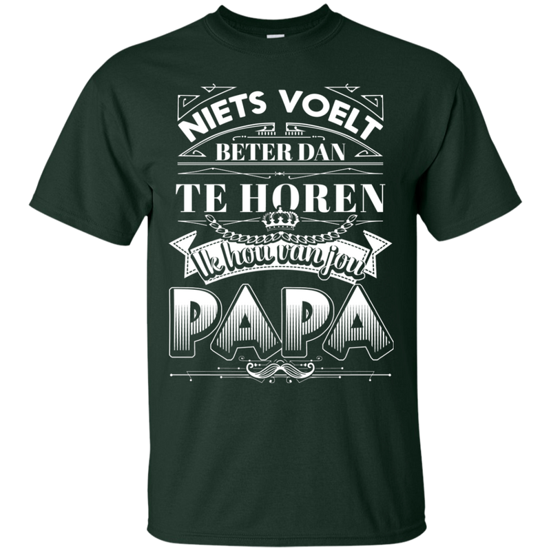 Father's Day T-shirts I Love My Papa CustomCat