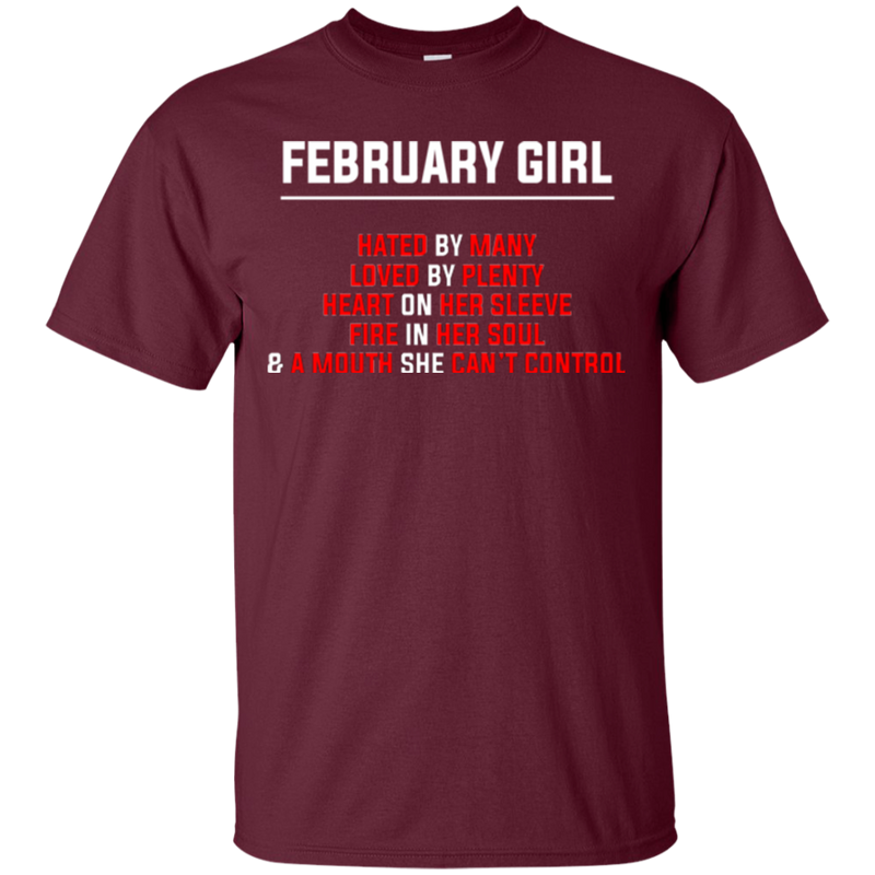February girl funny T-shirts CustomCat