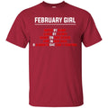 February Girl Hated By Many Loved By Plenty Heart On Her Sleeve Fire In Her Soul Shirts CustomCat