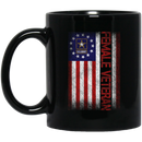 Female Veteran Coffee Mug Female Veteran American Flag 11oz - 15oz Black Mug CustomCat