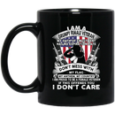 Female Veteran Coffee Mug I Am A Grumpy Female Veteran My Oath Of Enlistment 11oz - 15oz Black Mug CustomCat