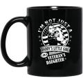 Female Veteran Coffee Mug I'm Not Just A Daddy's Little Girl I Am A Veteran's Daughter Vets 11oz - 15oz Black Mug CustomCat