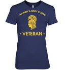 Female Veteran T Shirt Women's Army Corps Veteran Shirts GearLaunch