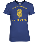 Female Veteran T Shirt Women's Army Corps Veteran Shirts GearLaunch