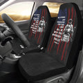 Be Strong And Courageous For The Lord Firefighter Car Seat Covers (Set of 2)