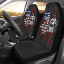 Be Strong And Courageous For The Lord Firefighter Car Seat Covers (Set of 2)