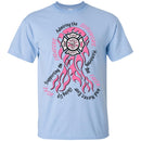 Firefighter Breast Cancer Awareness Pink Ribbon Gift Female Tee Shirt CustomCat
