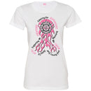 Firefighter Breast Cancer Awareness Pink Ribbon Gift Female Tee Shirt CustomCat