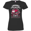 Firefighter T-Shirt I Asked God For Strength And Courage He Sent My Huhsband Fire Gift Tee Shirt CustomCat