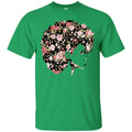 Flower Girl Melanin Girl T-shirts CustomCat