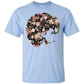 Flower Girl Melanin Girl T-shirts CustomCat