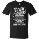 For My Aunt In Heaven Guardian Angel T-shirt CustomCat
