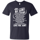 For My Aunt In Heaven Guardian Angel T-shirt CustomCat