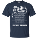 For My Brother in Heaven Funny T-shirt CustomCat
