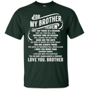 For My Brother in Heaven Funny T-shirt CustomCat