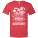 For My Brother in Heaven Funny T-shirt CustomCat