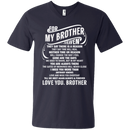 For My Brother in Heaven Funny T-shirt CustomCat