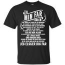 For My Dad In Heaven Danish T-shirt CustomCat