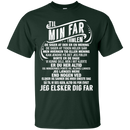 For My Dad In Heaven Danish T-shirt CustomCat