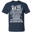 For My Dad In Heaven Danish T-shirt CustomCat