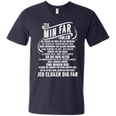 For My Dad In Heaven Danish T-shirt CustomCat