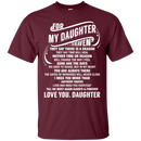 For My Daughter In Heaven T-shirt CustomCat