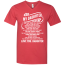 For My Daughter In Heaven T-shirt CustomCat