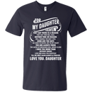 For My Daughter In Heaven T-shirt CustomCat