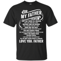 For My Father In Heaven Father's Day T-shirt CustomCat