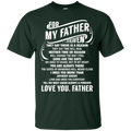 For My Father In Heaven Father's Day T-shirt CustomCat