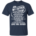 For My Father In Heaven Father's Day T-shirt CustomCat