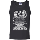 For My Father In Heaven Father's Day T-shirt CustomCat