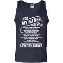 For My Father In Heaven Father's Day T-shirt CustomCat
