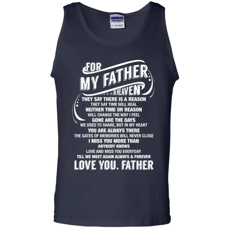 For My Father In Heaven Father's Day T-shirt CustomCat