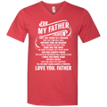 For My Father In Heaven Father's Day T-shirt CustomCat