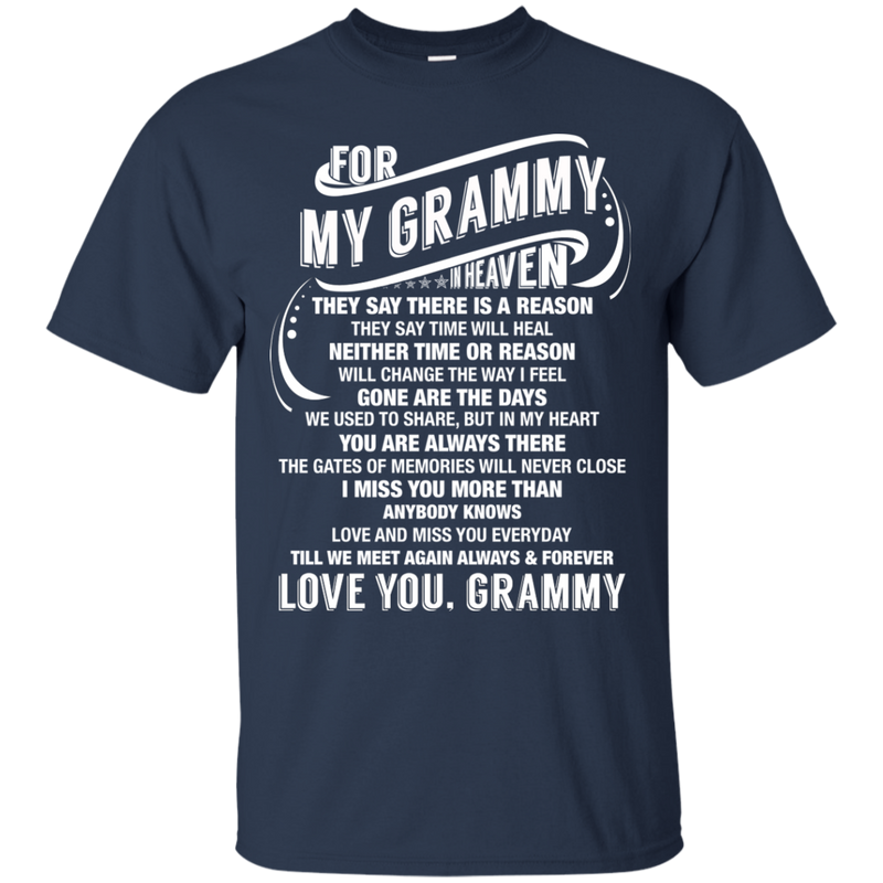 For My Grammy In Heaven T-shirt CustomCat