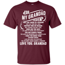 For My Grandad In Heaven T-shirt CustomCat