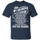 For My Grandad In Heaven T-shirt CustomCat