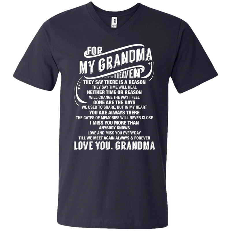 For My Grandma In Heaven T-shirt CustomCat