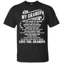 For My Grandpa in Heaven T-shirt for Angel Papa In Heaven CustomCat