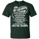 For My Grandpa in Heaven T-shirt for Angel Papa In Heaven CustomCat