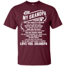 For My Grandpa in Heaven T-shirt for Angel Papa In Heaven CustomCat