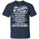 For My Grandpa in Heaven T-shirt for Angel Papa In Heaven CustomCat