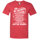 For My Grandpa in Heaven T-shirt for Angel Papa In Heaven CustomCat