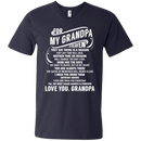 For My Grandpa in Heaven T-shirt for Angel Papa In Heaven CustomCat