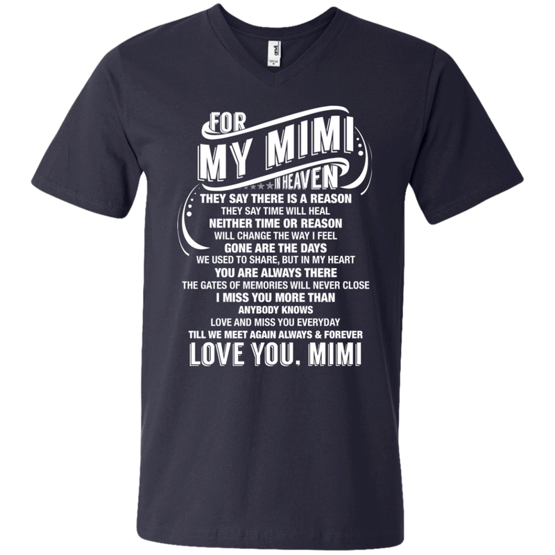 For My Mimi In Heaven T-shirts CustomCat