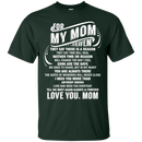 For My Mom In Heaven T-shirts CustomCat