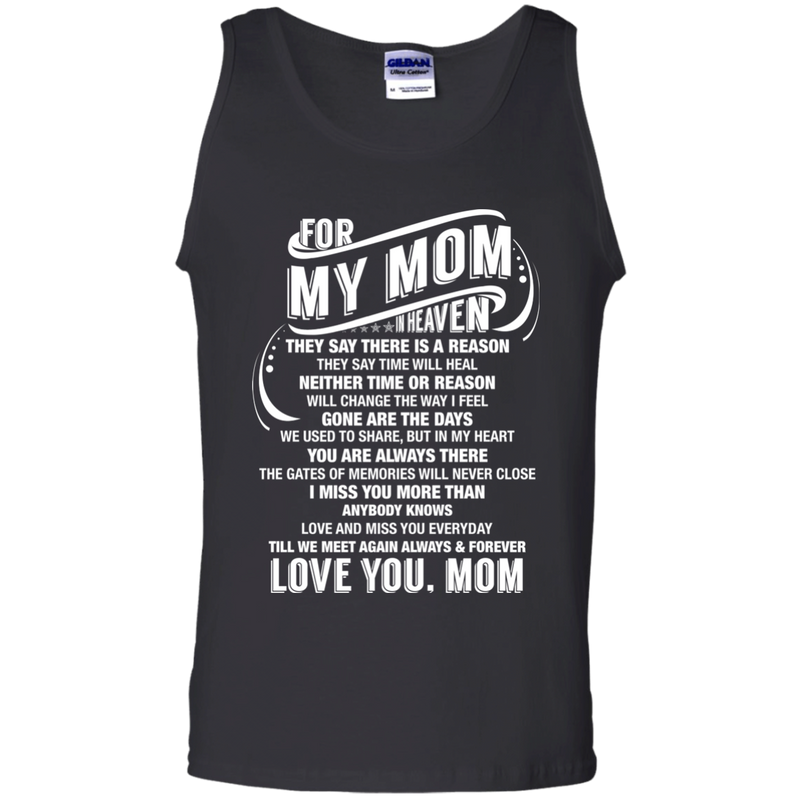 For My Mom In Heaven T-shirts CustomCat